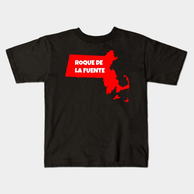 Massachusetts votes Roque de La Fuente Kids T-Shirt by Vine Time T shirts